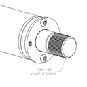 Flaming River Tilt Column Shift Steering Columns FR30009GSBK  