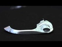 Eddie Motorsports Billet Exterior Door Handles MS277-10BK  Stock Design, Billet Aluminum, Gloss Black, Pair