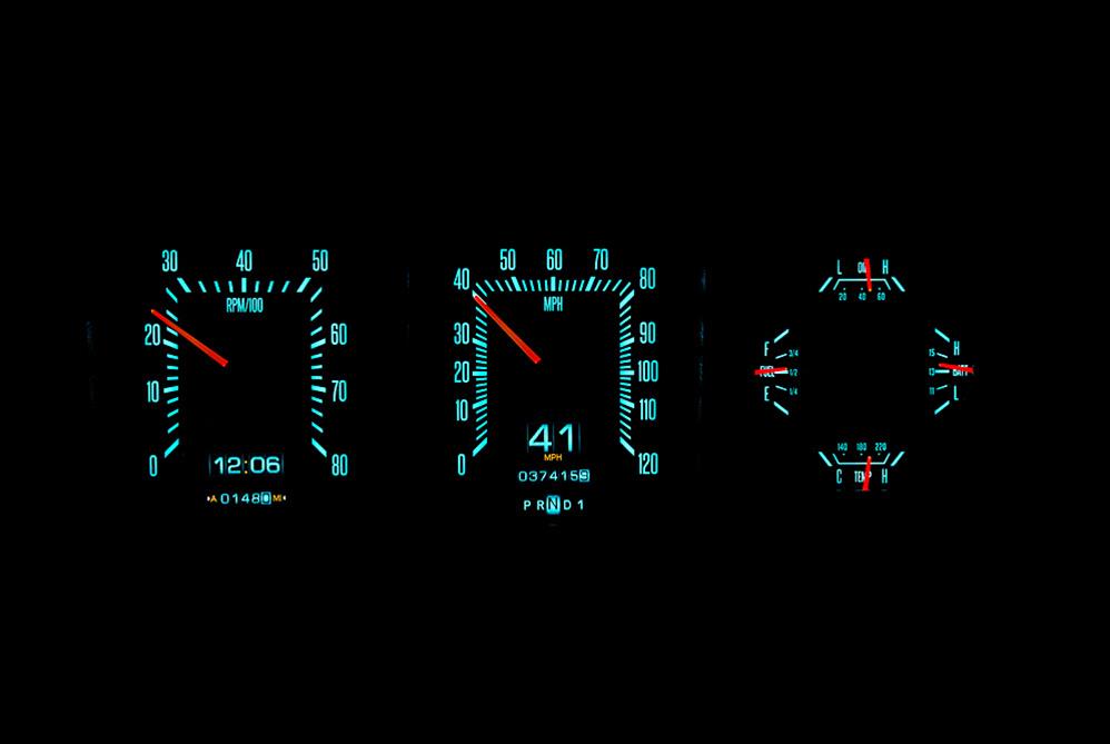 Dakota Digital RTX Direct-Fit Gauge Kits RTX-73F-PU-X 