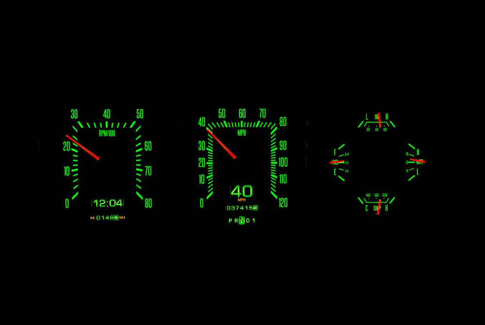 Dakota Digital RTX Direct-Fit Gauge Kits RTX-73F-PU-X 