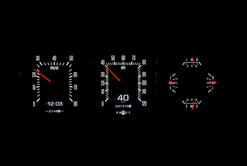 Dakota Digital RTX Direct-Fit Gauge Kits RTX-73F-PU-X 