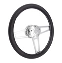 Grant Billet T-Series Steering Wheels 1911 3-Spoke, 14 in. Diameter, 5-Bolt 