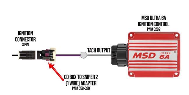 Holley EFI Tach Input Ignition Adapters 558-329 