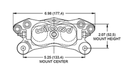 Forged Dynalite Internal Caliper – Part No: 120-13846 