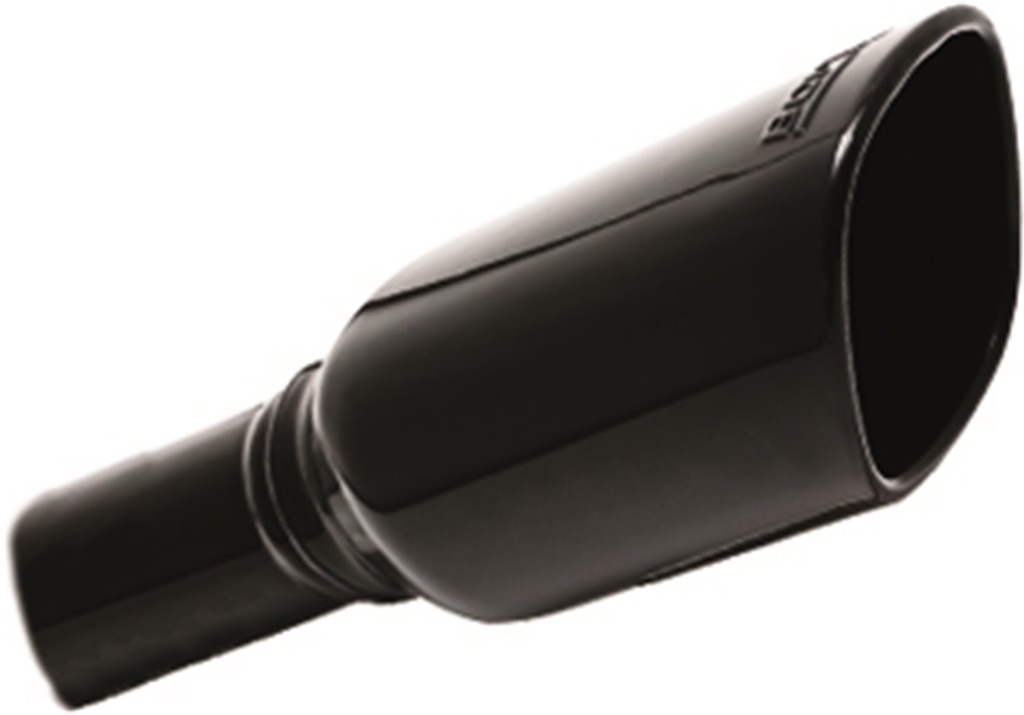 Borla 20161: Black Chrome Exhaust Tip Outlet Size: 3.25" x 3.28"