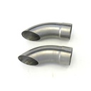 Patriot Exhaust H3815: Side Tube Turnouts Without Muffler Uncoated