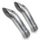 Stainless Works 7070225: 7070225 Exhaust Tail Pipe Tip, Universal, Extended Turn Down Tips 2-1/4" Inlet