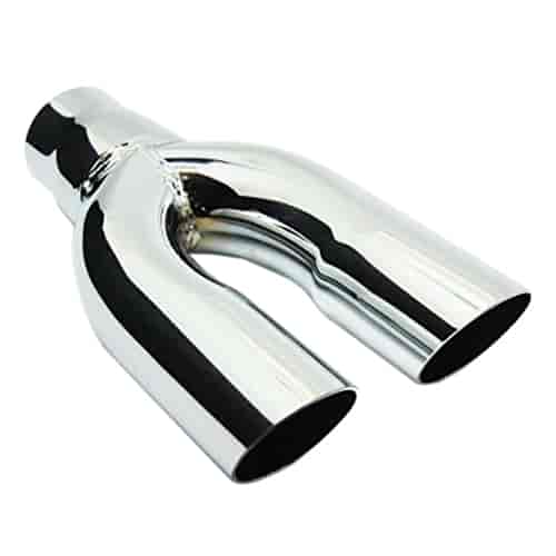 Jones Exhaust JDA200: Chrome Exhaust Tip Dual Angle Cut 5.5"