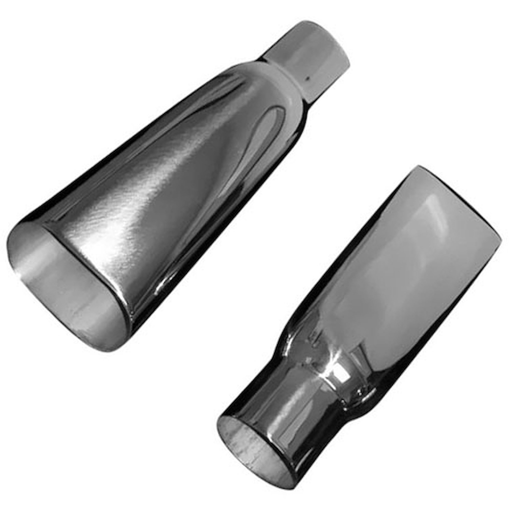 Stainless Works 730250: 730250 Exhaust Tail Pipe Tip, Universal, 1968-72 Chevelle Tips 2-1/2" Inlet