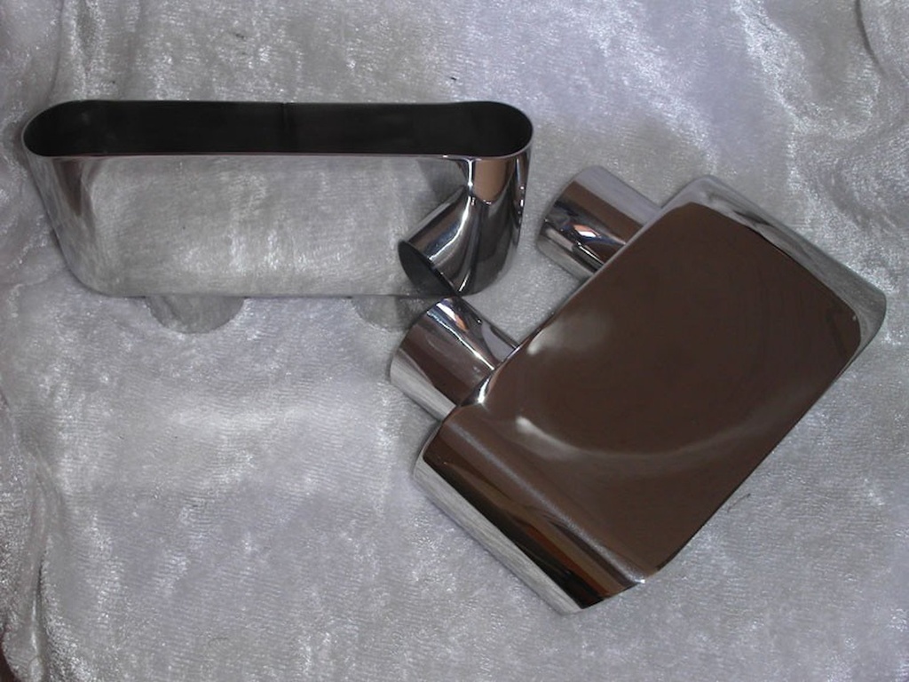 Stainless Works 785250: 785250 Exhaust Tail Pipe Tip, Universal, Corvette ZR1 Wide Oval Tips