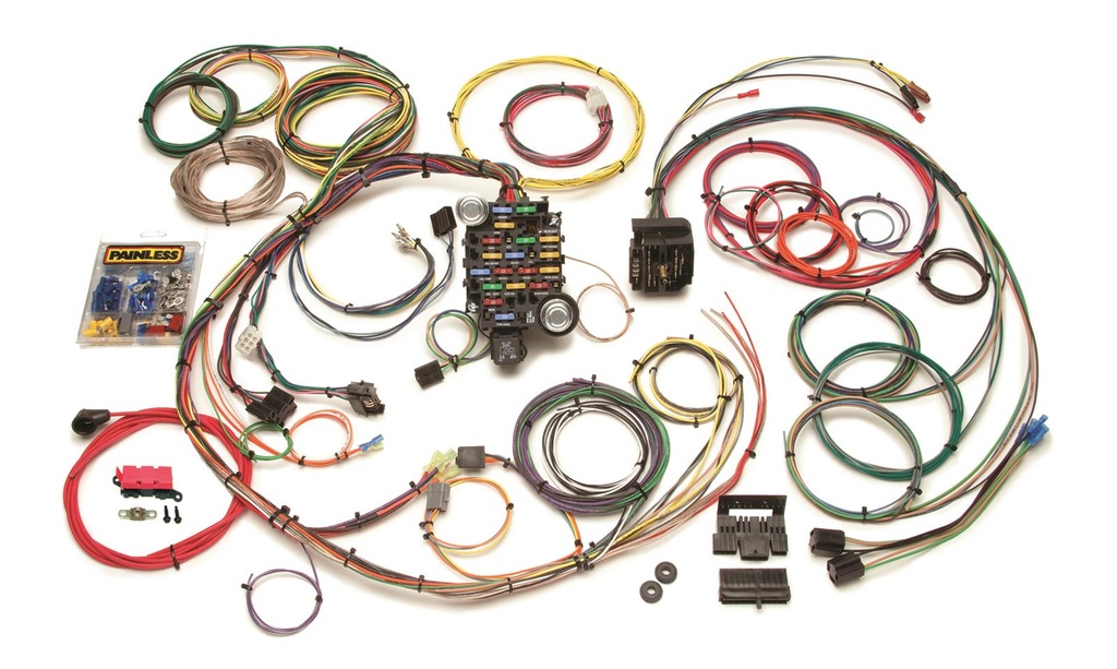 Painless Performance 24-Circuit 1967-68 Camaro and Firebird Harnesses for 1967-1968 CAMARO, FIREBIRD - 20101 