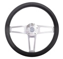 Grant Billet T-Series Steering Wheels 1911 3-Spoke, 14 in. Diameter, 5-Bolt 