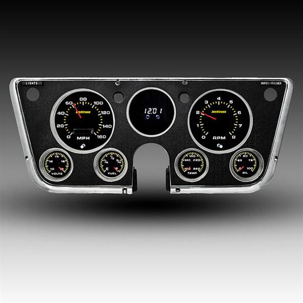 Intellitronix 1967-1972 GM/Chevy Truck Direct-Fit Analog Gauge Clusters AP6003-S9020 
