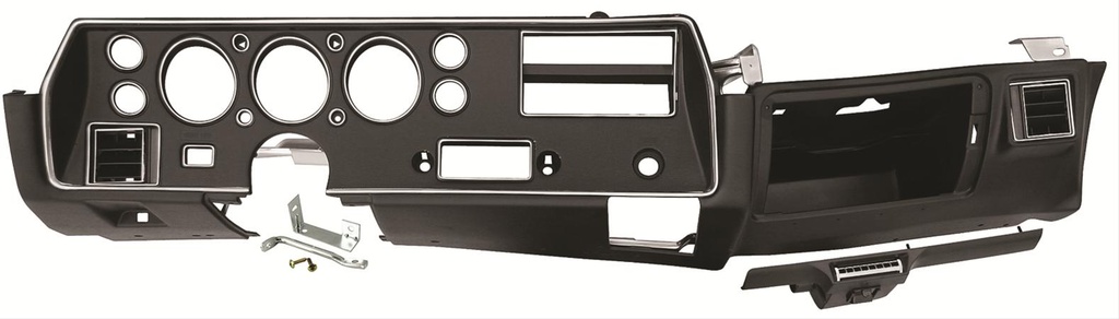 RESTOPARTS® Manufactured Dash Bezels CH23644 Chevelle 68-72