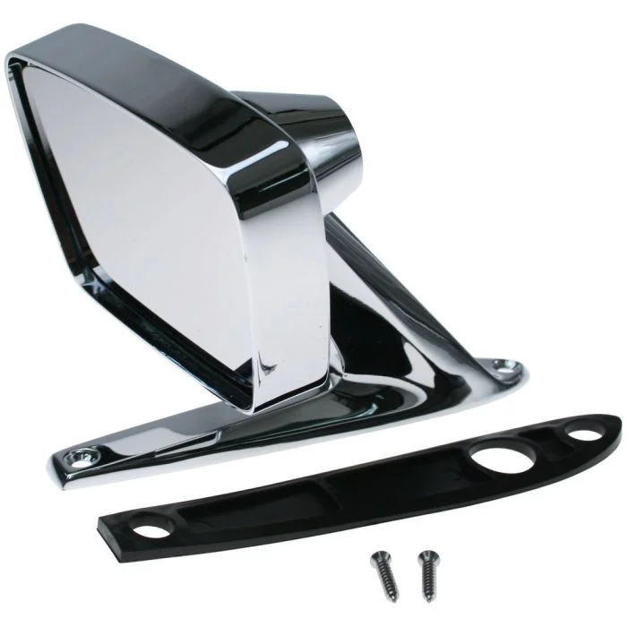 Scott Drake Replacement Outside Mirrors for 1967-1968 MUSTANG - C8AZ-17696-CR Passenger Side, Convex Lens,Each