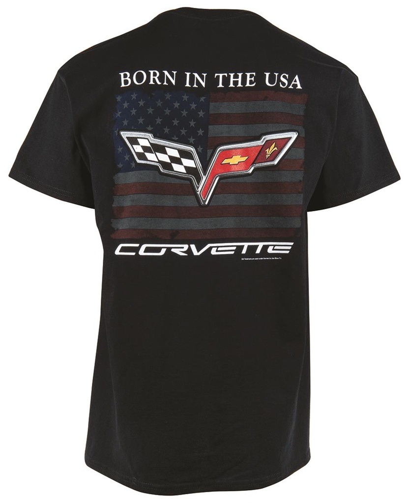 Born In The USA Corvette T-Shirt, Large