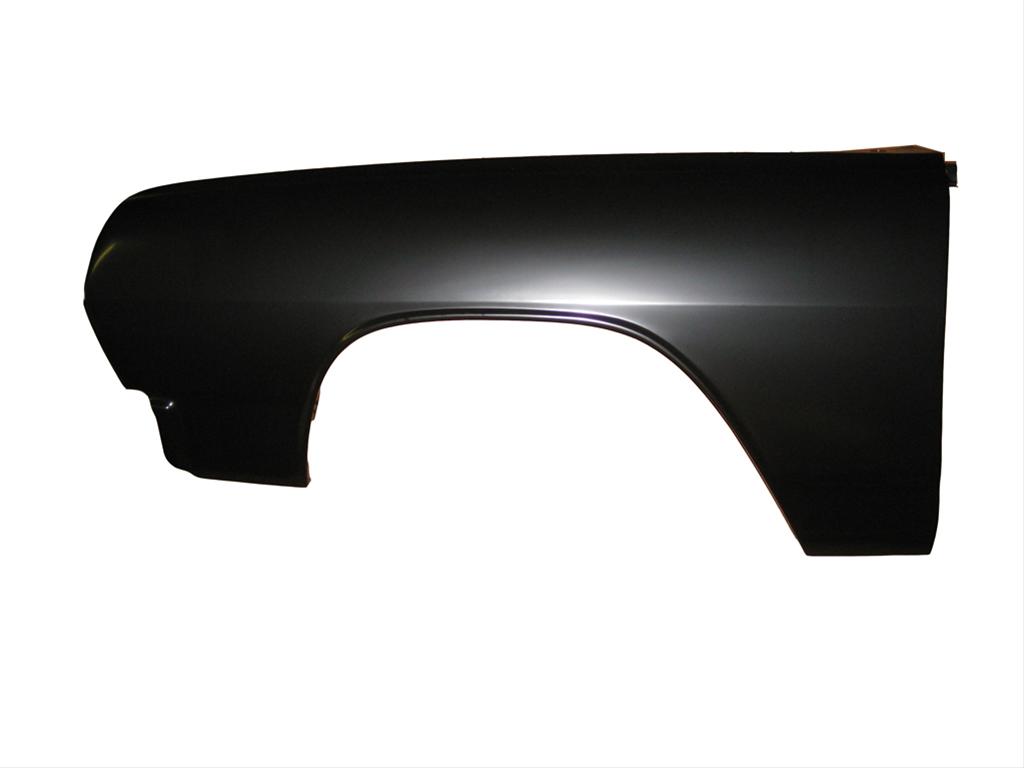Auto Metal Direct Fenders for 1965 CHEVELLE, EL CAMINO - X200-3465-L  Driver Side, Steel, Black EDP Coated