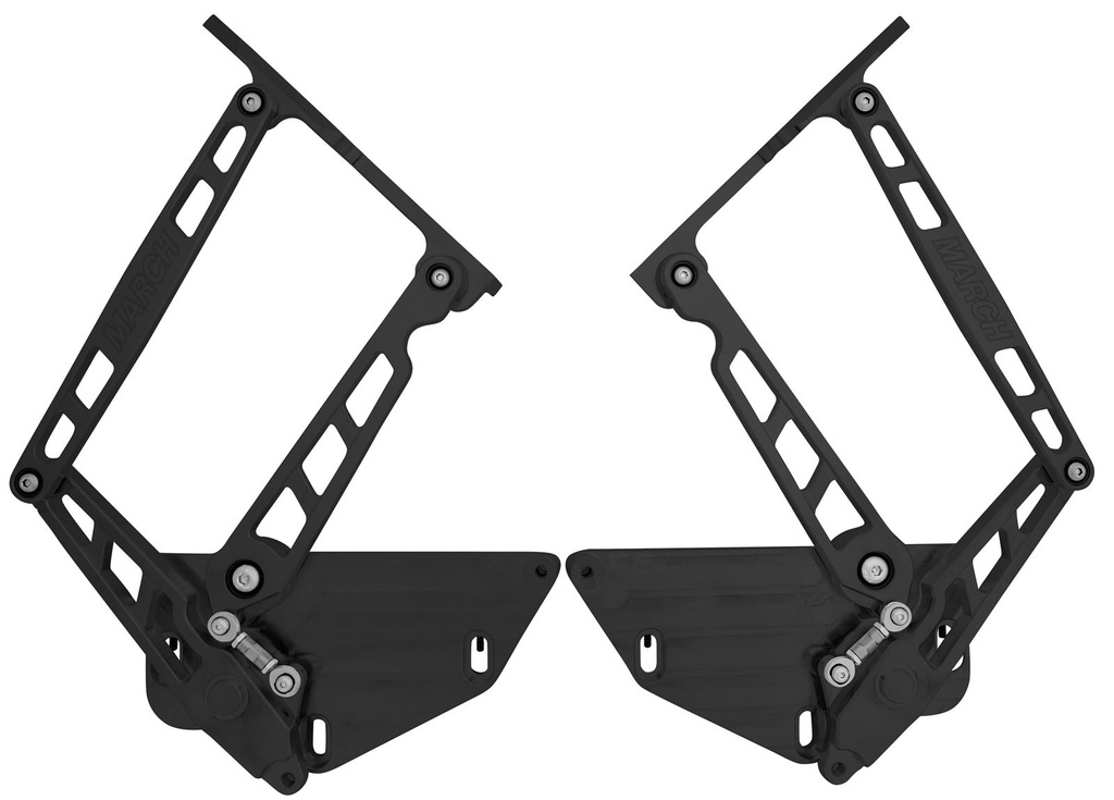 March Performance Ultra Series Hood Hinges for 1973-1979 F-100, 1975-1979 F-150 - HH79FT-S-08 