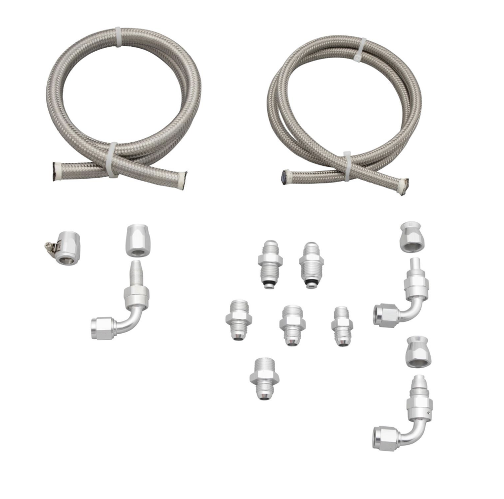 March Performance Braided Power Steering Hose Kits PS-LK-SS