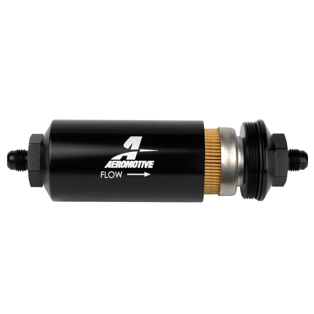 Aeromotive 12347: 12347 In-Line Fuel Filter -6AN Male Inlet/Outlet Ports