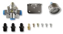 Holley 12-882KIT: 12-882KIT EFI Bypass Fuel Pressure Regulator Kit - Chrome Finish