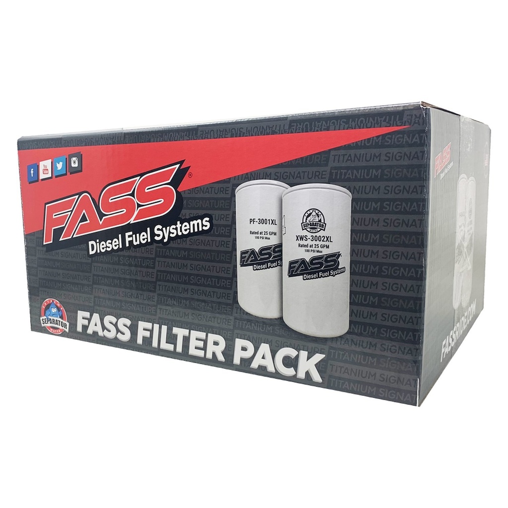FASS Fuel Systems FP3000XL: FP3000XL Fuel Systems Filter Pack XL