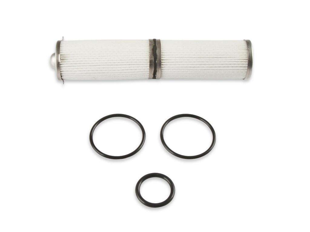 Holley 162-580: 162-580 Replacement Element & O-Ring Kit Fits 460 GPH VR Series Billet Filter [10 Micron Depth]