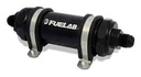 Fuelab 82801-1: 828 Series In-Line Fuel Filter with 5" Element Long Length
