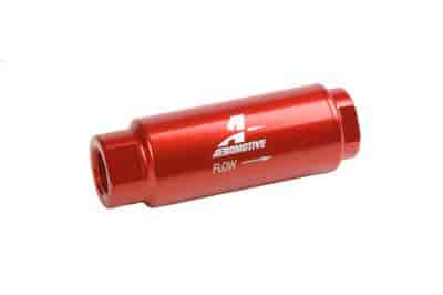 Aeromotive 12303: SS Series In-Line Fuel Filter 3/8" NPT inlet/outlet