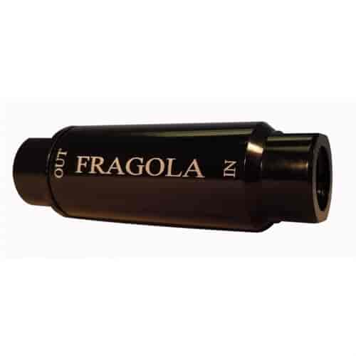 Fragola Performance Systems 960003-BL: FUEL FILTER -10 IN/OUT 40 MICRON BLACK
