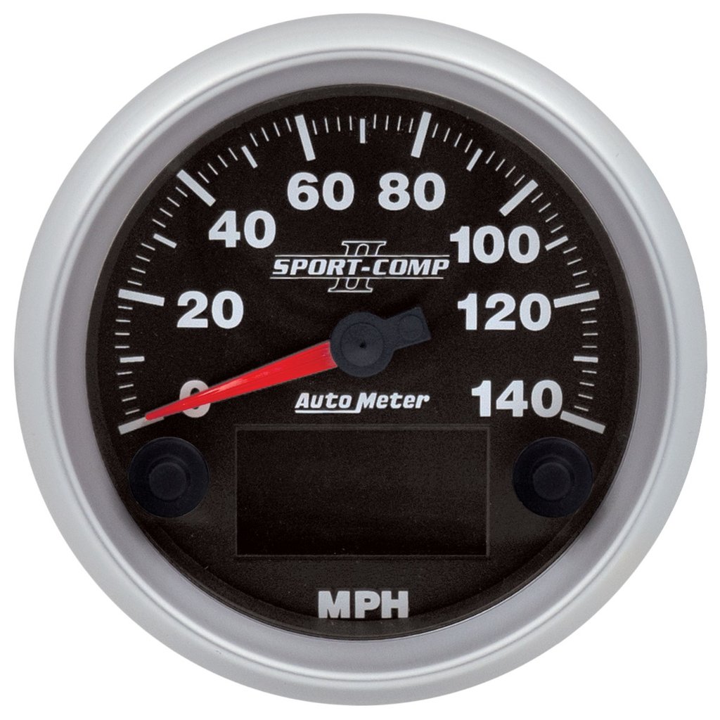 AutoMeter 3-3/8" SPEEDO, 140 MPH, W/DISPLAY, SPN 84, GAUGE FOR FITECH