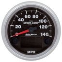 AutoMeter 3-3/8" SPEEDO, 140 MPH, W/DISPLAY, SPN 84, GAUGE FOR FITECH