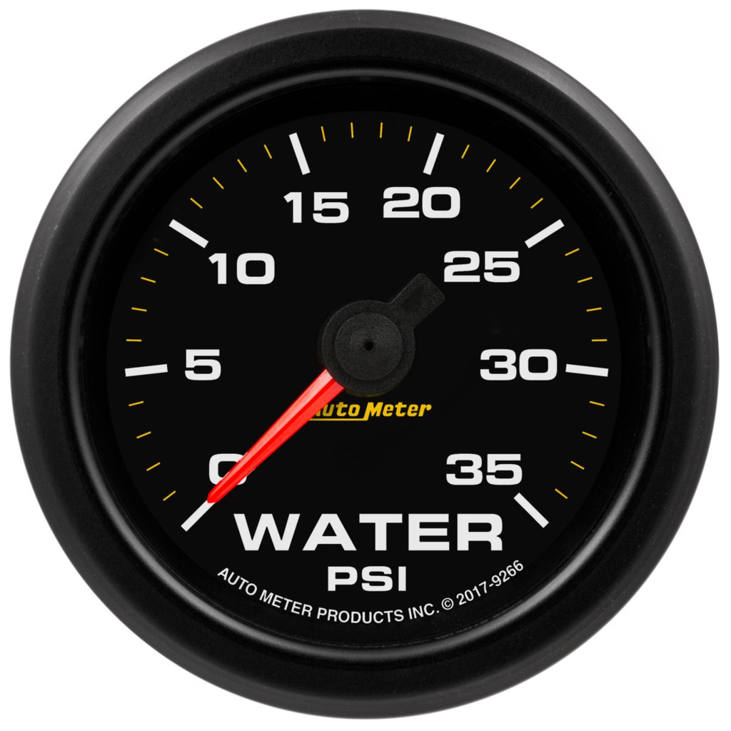 AutoMeter 2 1/16", GAUGE, WATER PRESS, 35 PSI, STEPPER MOTOR W/ WARN, EXTREME ENVIRONMENT