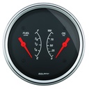 AutoMeter 3-3/8" DUAL GAUGE, 100 PSI/0-90 Ω, DESIGNER BLACK