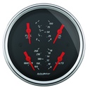 AutoMeter 3-3/8" QUAD GAUGE, 100 PSI/100-250 °F/8-18V/0-90 Ω, DESIGNER BLACK