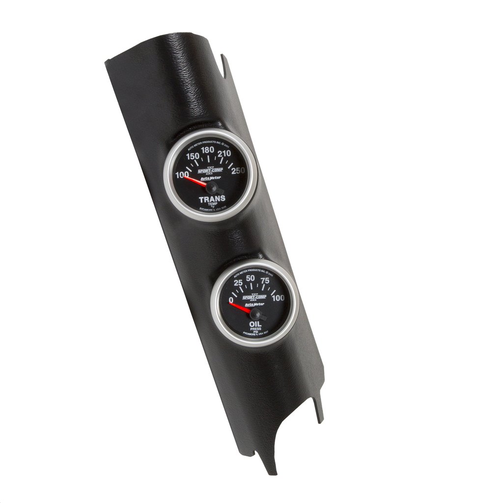 AutoMeter PILLAR KIT, 0-100 PSI/0-250 °F, 11-17 JEEP WRANGLER JK