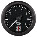 AutoMeter 52MM FUEL PRESS, 0-7 BAR, STEPPER MOTOR, M10 MALE, STACK BLK