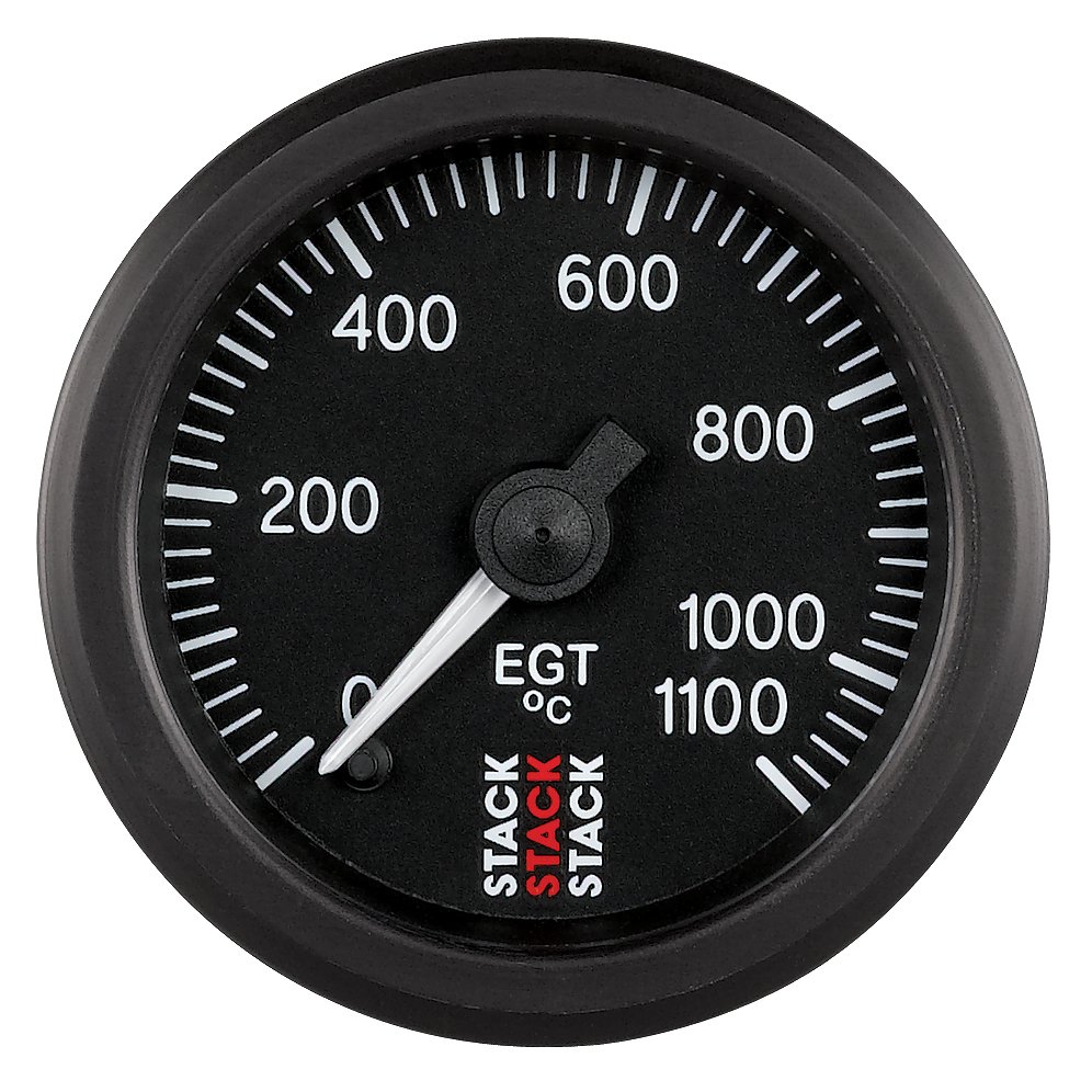 AutoMeter EXHAUST GAS TEMP, PRO STEPPER MOTOR, 52MM, BLK, 0-1100 °C