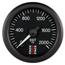 AutoMeter EXHAUST GAS TEMP, PRO STEPPER MOTOR, 52MM, BLK, 0-2000 °F