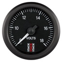 AutoMeter BATTERY VOLTAGE, PRO STEPPER MOTOR, 52MM, BLK, 8-18V
