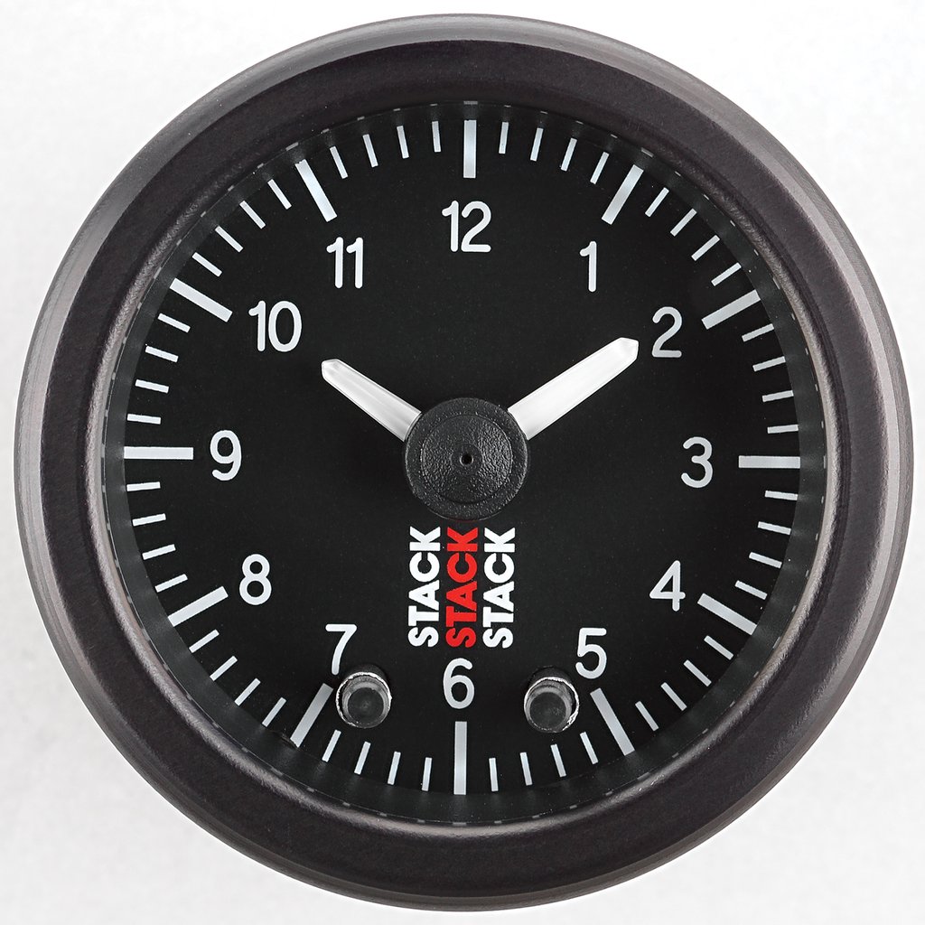 AutoMeter ANALOG CLOCK, BLK