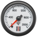 AutoMeter EXHAUST GAS TEMP, PRO STEPPER MOTOR, 52MM, WHT, 0-2000 °F