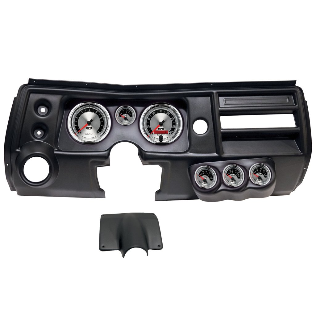 AutoMeter GAUGE KIT, 6 PC, (5" X2, 2 1/16" X4), CHEVY CHEVELLE VENT 68, AMERICAN MUSCLE