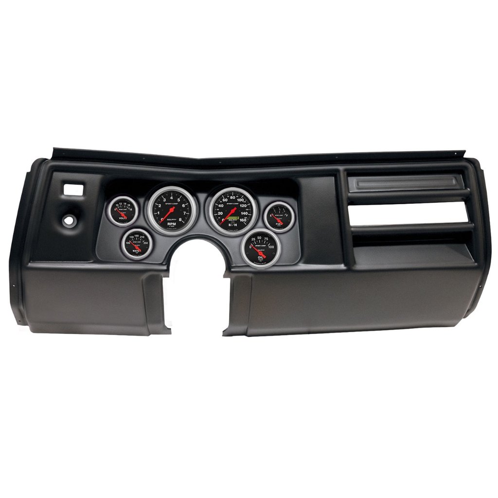 AutoMeter GAUGE KIT, 6 PC, (3 3/8" X2, 2 1/16" X4), CHEVELLE/EL CAMINO/MALIBU 69 NO VENT, SPORT-COMP