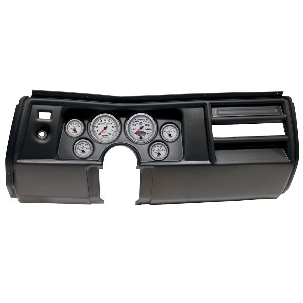 AutoMeter GAUGE KIT, 6 PC, (3 3/8" X2, 2 1/16" X4), CHEVELLE/EL CAMINO/MALIBU 69 NO VENT, ULTRA-LITE II