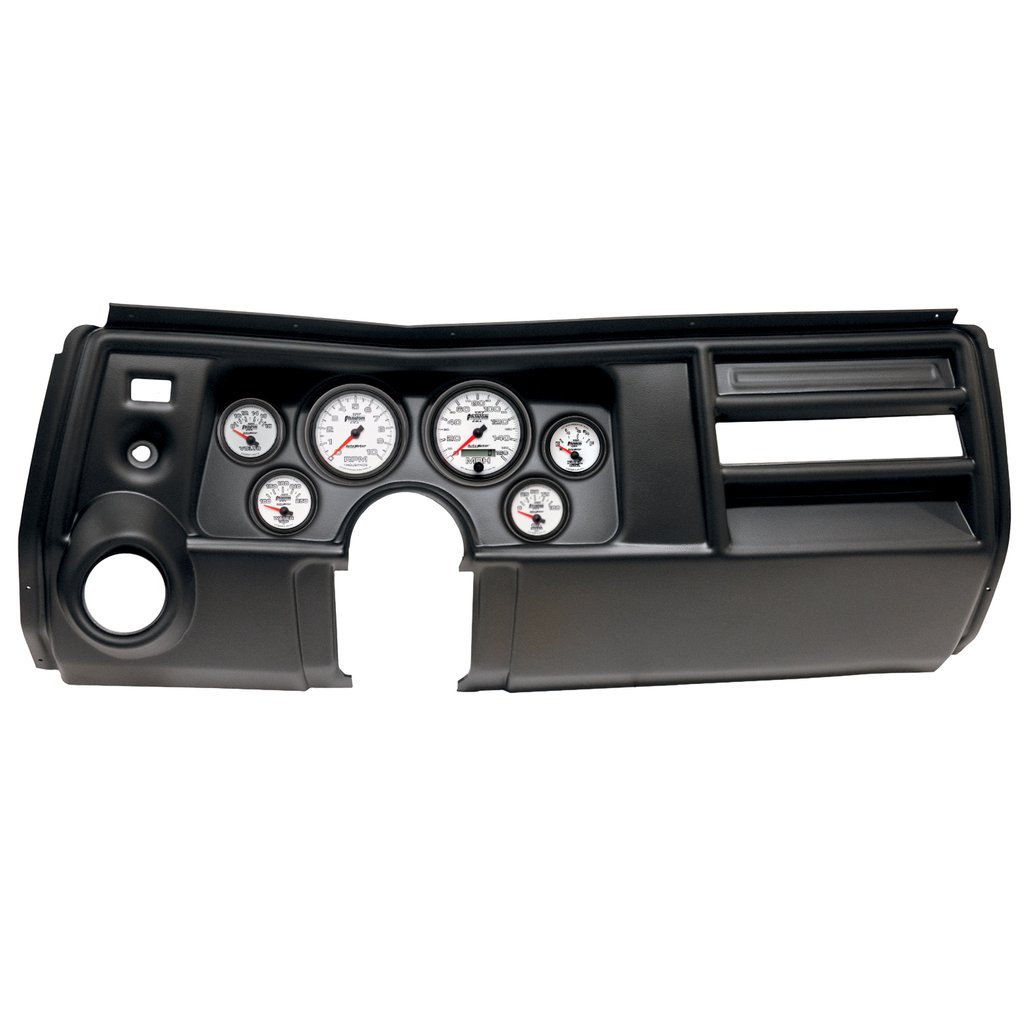 AutoMeter GAUGE KIT, 6 PC, (3 3/8" X2, 2 1/16" X4), CHEVY CHEVELLE VENT 69, PHANTOM II