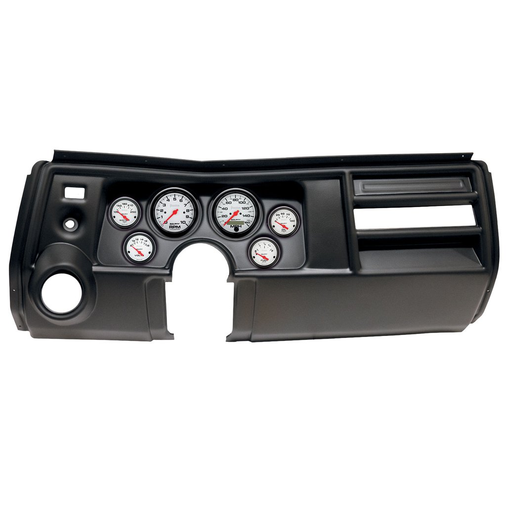 AutoMeter GAUGE KIT, 6 PC, (3 3/8" X2, 2 1/16" X4), CHEVY CHEVELLE VENT 69, PHANTOM