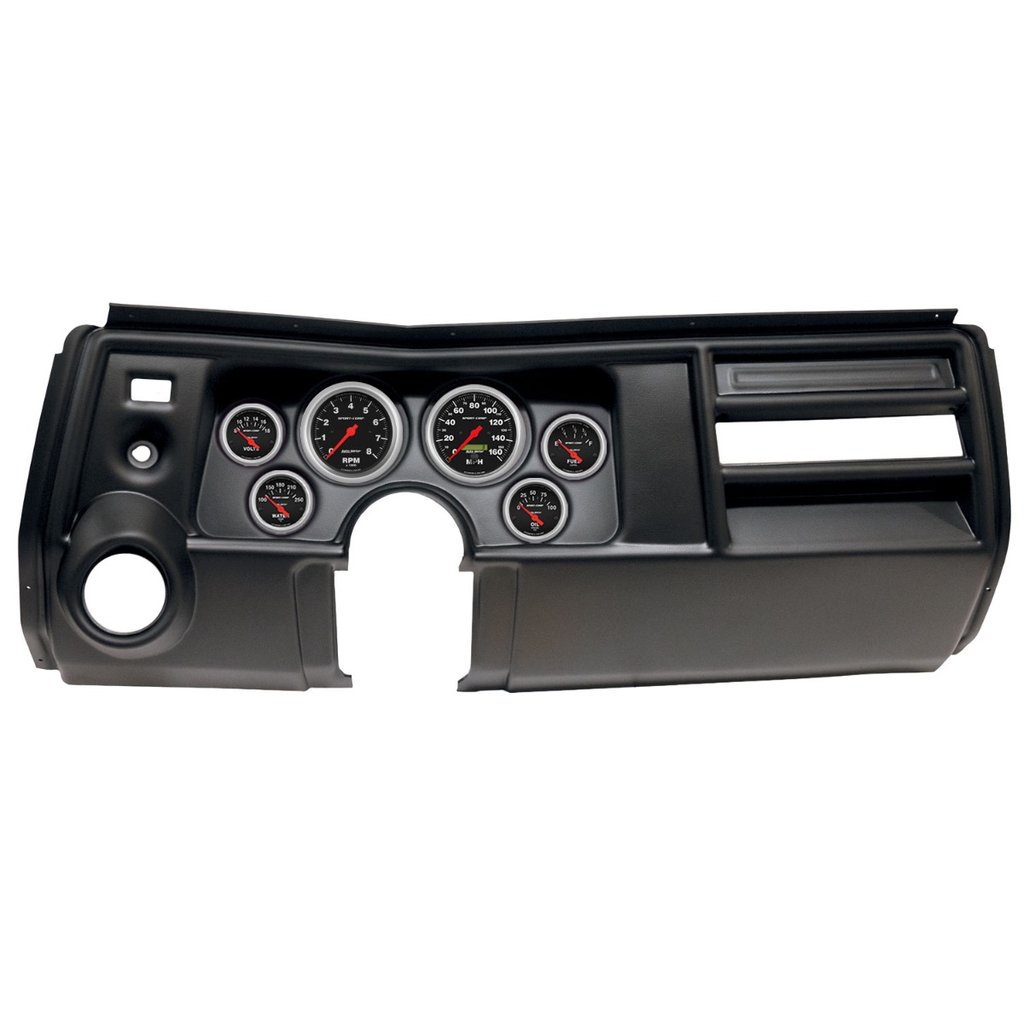 AutoMeter GAUGE KIT, 6 PC, (3 3/8" X2, 2 1/16" X4), CHEVY CHEVELLE VENT 69, SPORT-COMP
