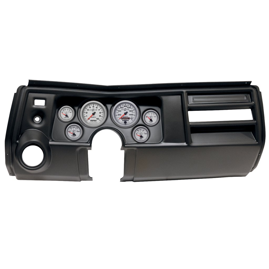 AutoMeter GAUGE KIT, 6 PC, (3 3/8" X2, 2 1/16" X4), CHEVY CHEVELLE VENT 69, ULTRA-LITE II
