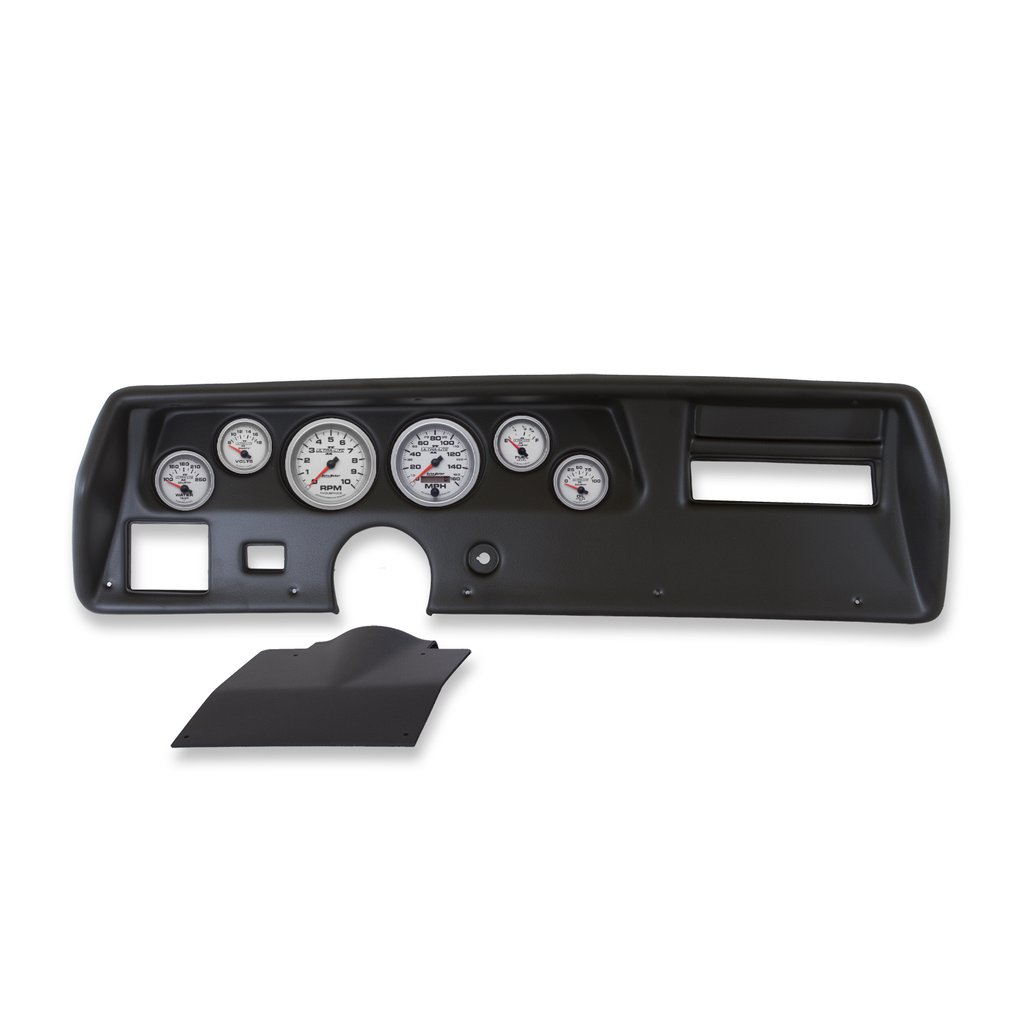 AutoMeter GAUGE KIT, 6 PC, CHEVELLESS/ELCAMINO/MONTE 70-72, RPM/MPH/FUEL/OILP/WTMP/BAT, ULTRA-LITE II